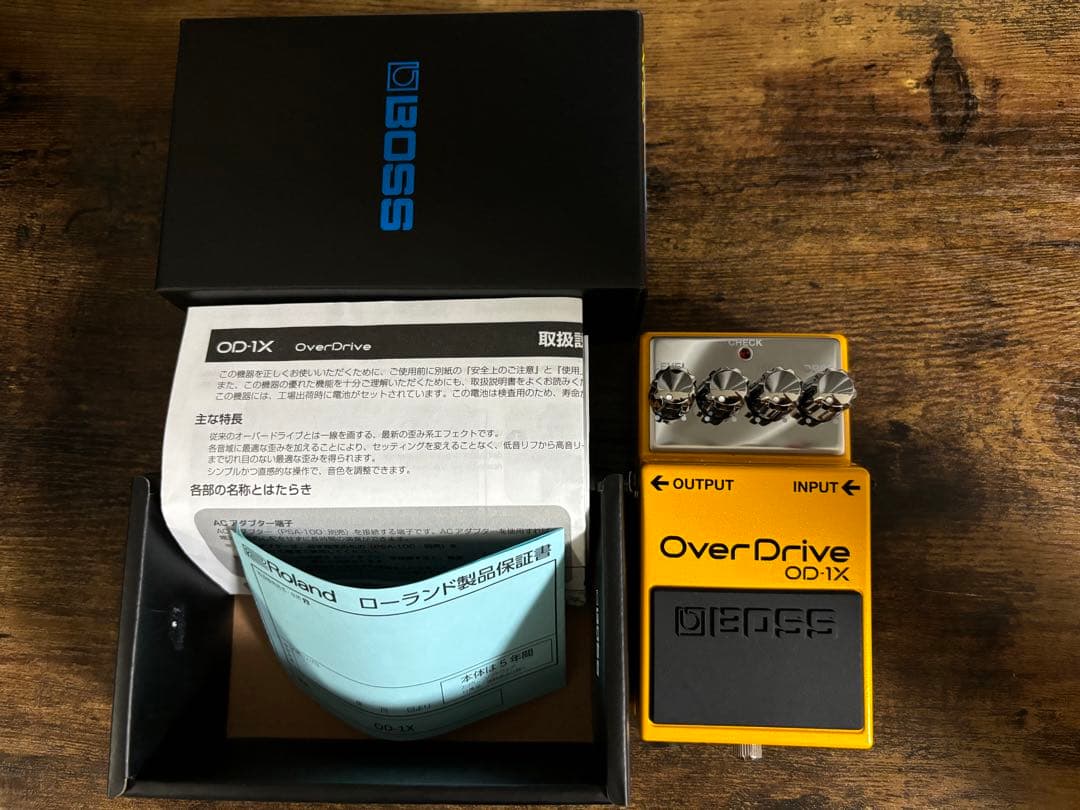 BOSS OverDrive OD-1X ギターエフェクター　オーバードライブ