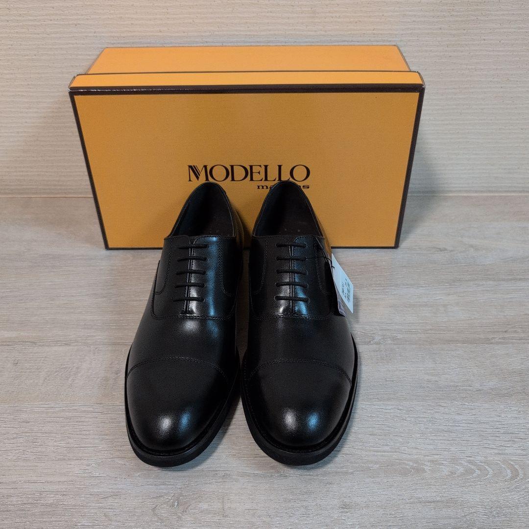 新品未使用★MODELLO ドレスシューズ DM8701 25.5cm ブラック