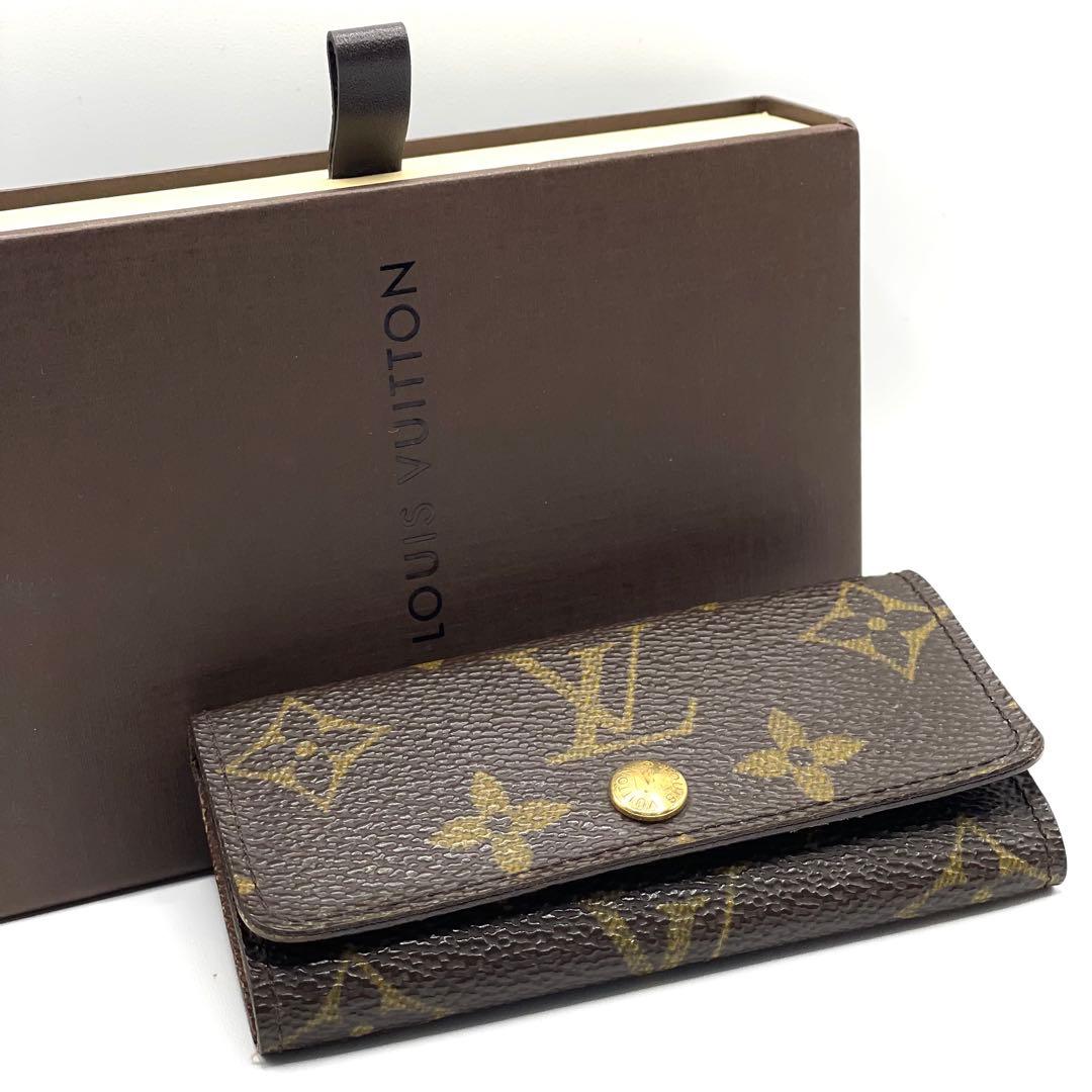 ✨極美品✨LOUIS VUITTON ミュルティクレ モノグラム 4連キーケース