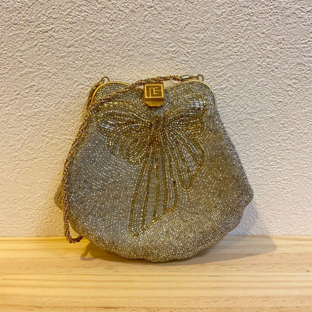 【RRQ】Pierre Balmain ビーズバッグ