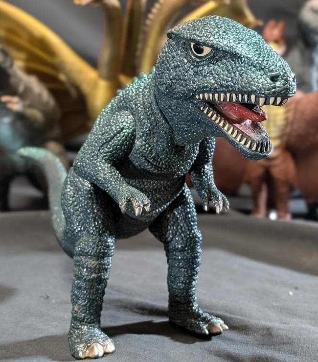 昭和ゴジラ・キングギドラ・ゴロザウルス・バラゴン他（バンダイ）ソフビ７体セット