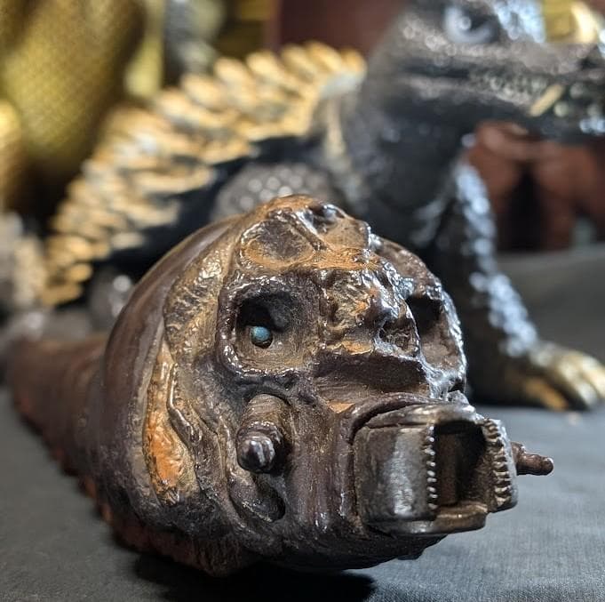 昭和ゴジラ・キングギドラ・ゴロザウルス・バラゴン他（バンダイ）ソフビ７体セット