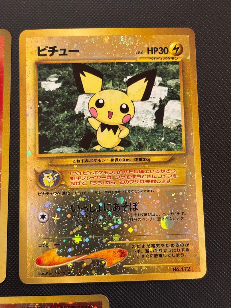 旧裏　美品・準美品　リザードン　エンテイ　ピチュー　プレミアムファイル2