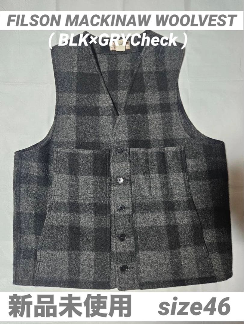 FILSON MACKINAW WOOLVEST size46(未使用品)