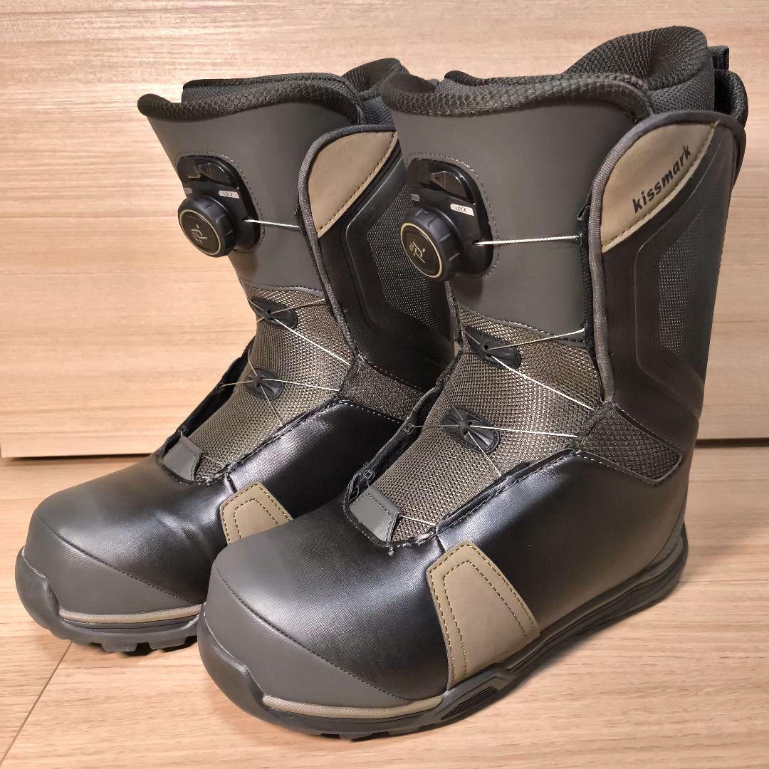 【美品】KISSMARK スノボブーツ KM EAGER BoA　ボア　27cm
