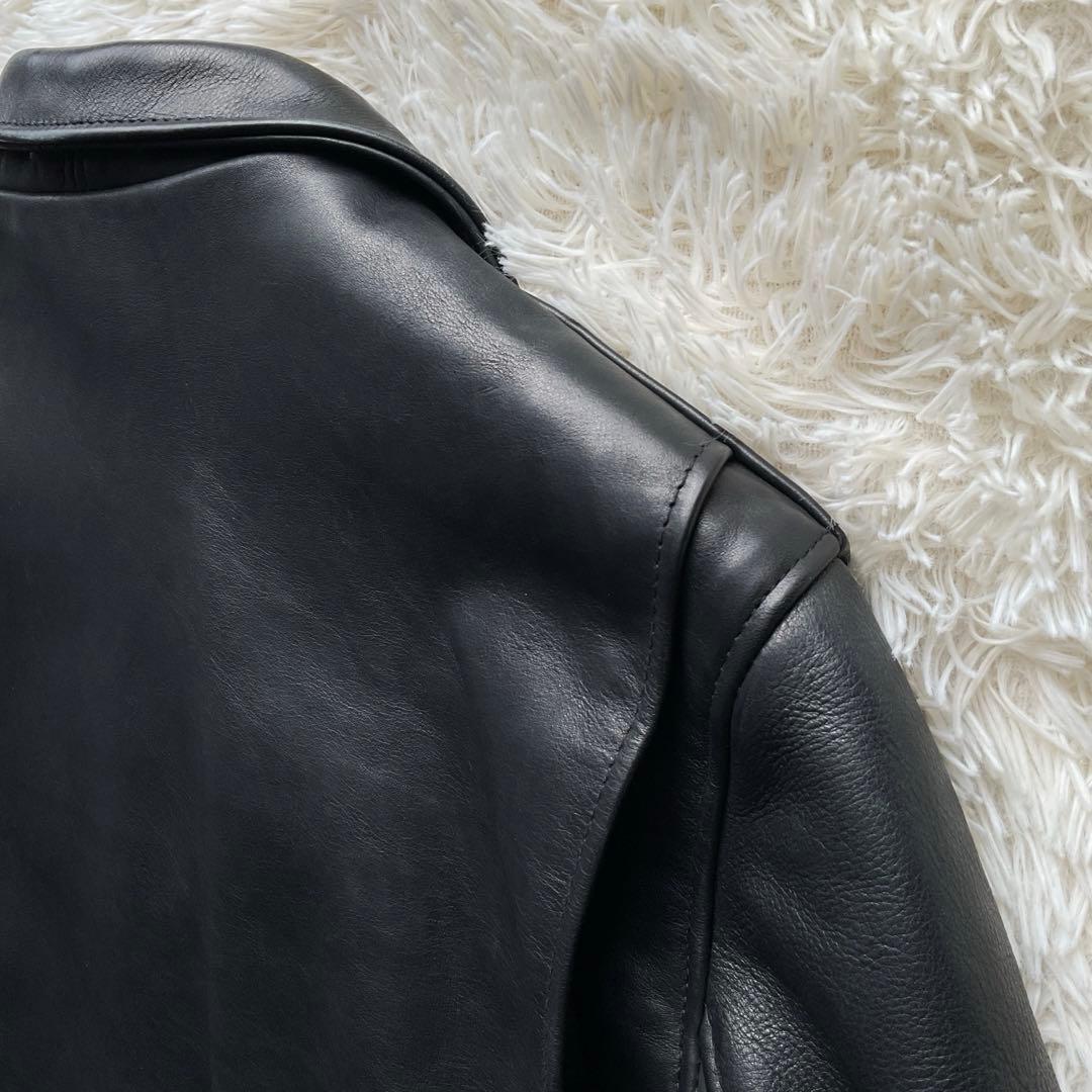 美品✨schott 103US レザージャケット　シングルライダース　44 黒
