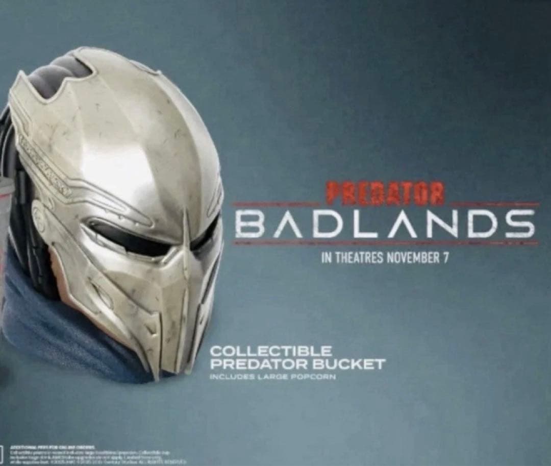 プレデター　バッドランド　デク　ポップコーンバケット　海外劇場限定品