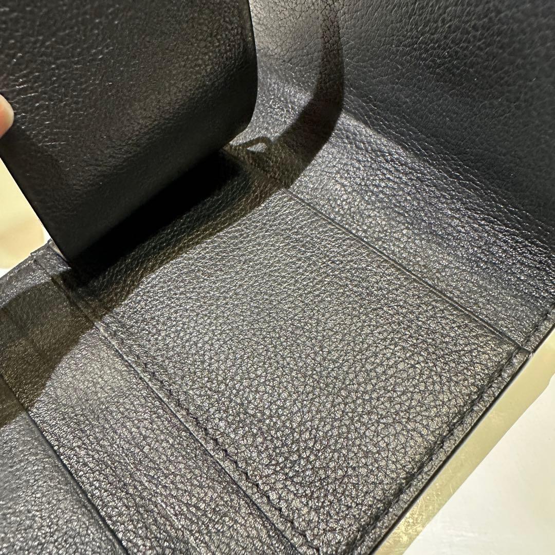 【中古】SAINT LAURENT ブラック 6連キーケース ★YSLロゴ★