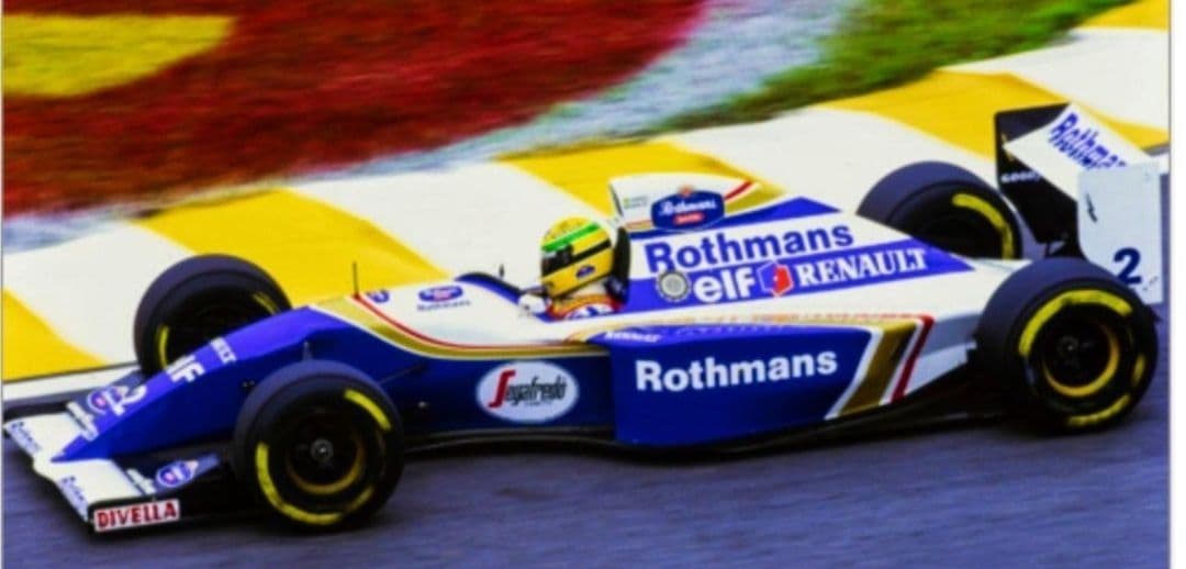 ミニチャンプス セナコレ 1/43【 ウィリアムズ・ルノーFW16 】本体美品☆