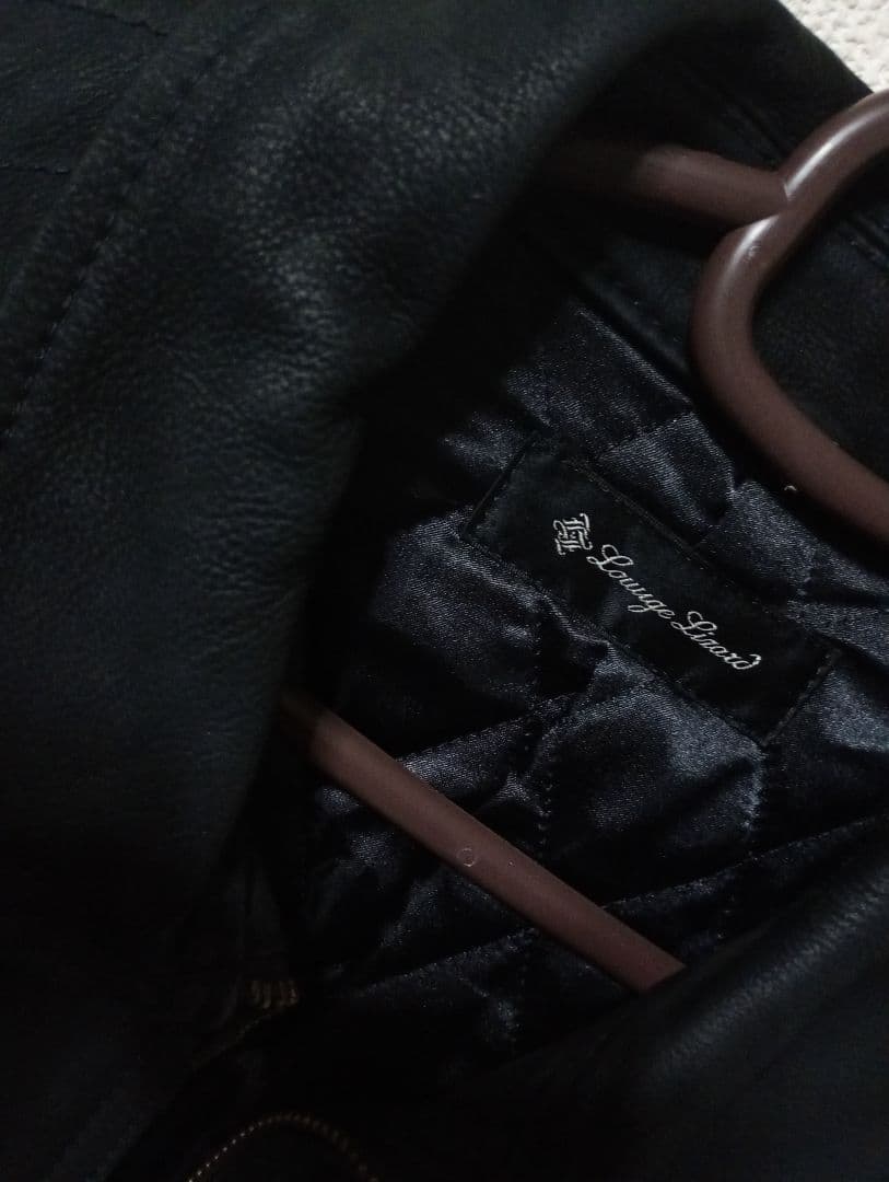 最終値下げ！定価10万以上！ラウンジリザード　本革シングルライダースジャケット