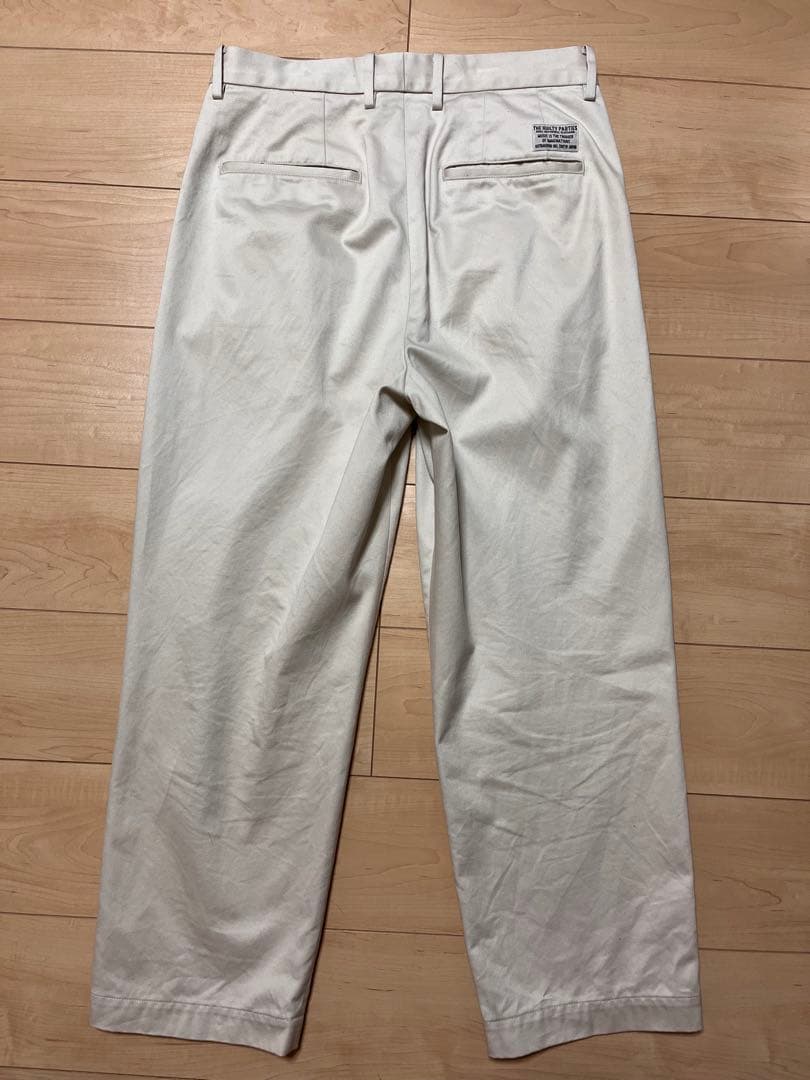 パンツ WACKOMARIA DOUBLE PLEATED CHINO TROUSERS