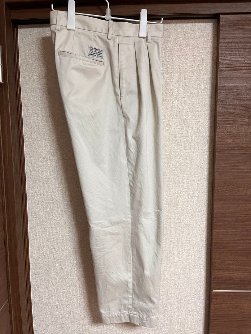 パンツ WACKOMARIA DOUBLE PLEATED CHINO TROUSERS