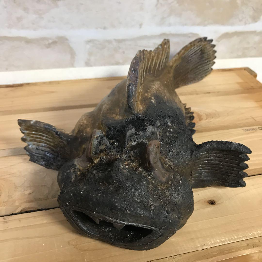 松本頼明 備前虎魚掛花入