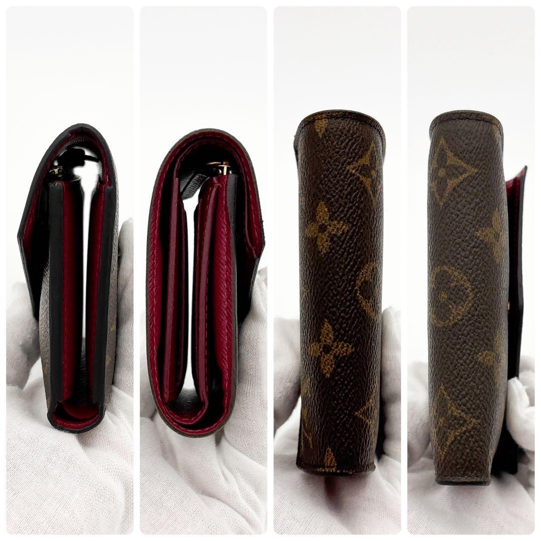 もーちゃん様　ルイヴィトン モノグラム ヴィクトリーヌ フューシャ 折り財布