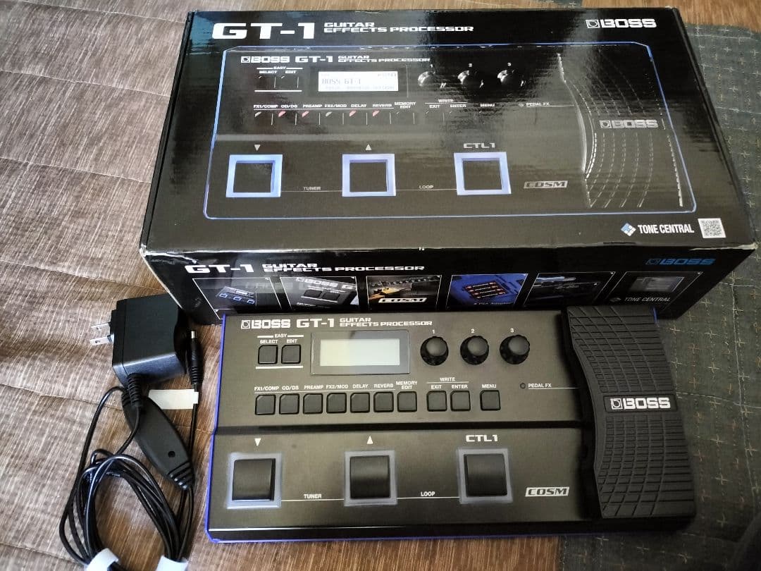 【純正アダプター付）BOSS GT-1 美品