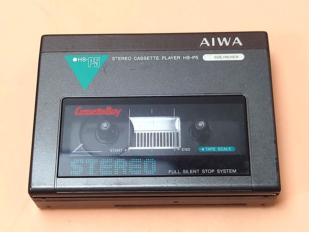【超レア・専用ケース付】 AIWA Cassette Boy HS-P5 動作品