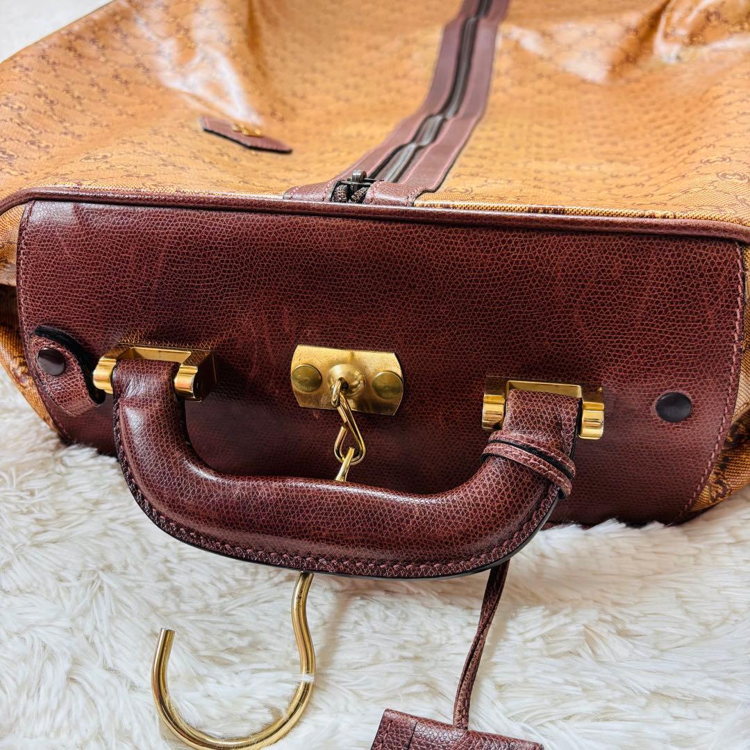 希少　モラビト　ガーメントケース　総柄　スーツケース　トランク　出張　ハンガー