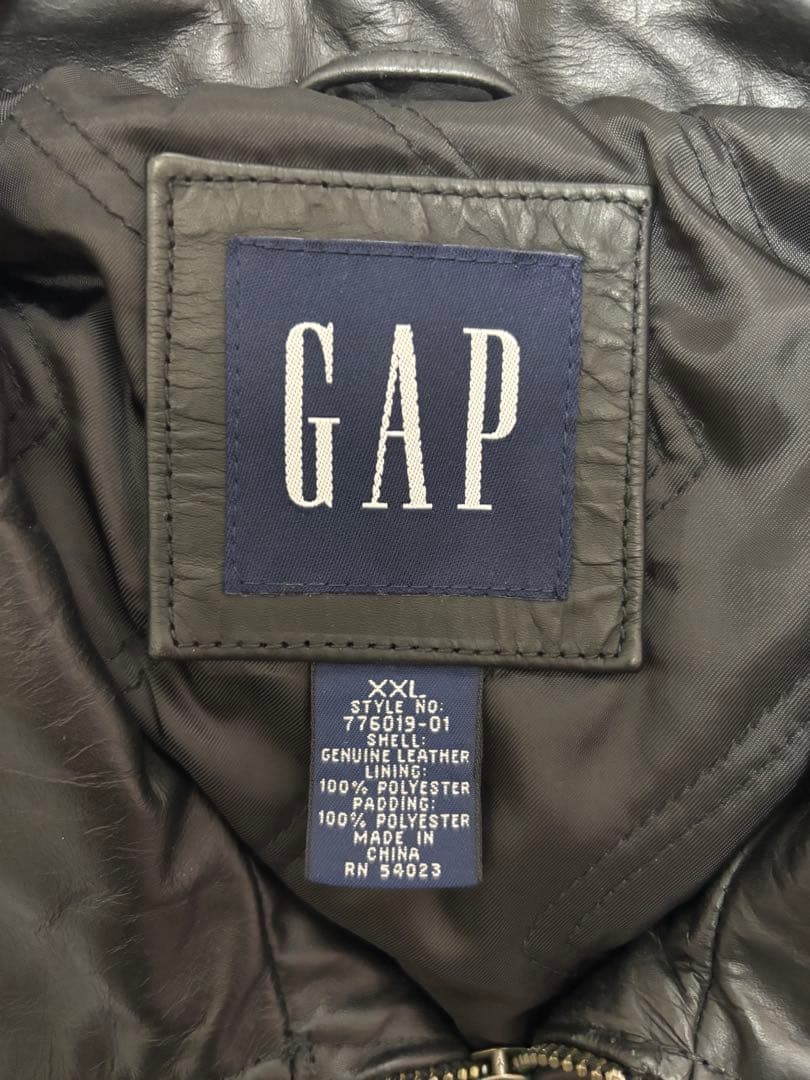 【美品】90's OLD GAP オールドギャップ　 レザージャケット　野村訓市