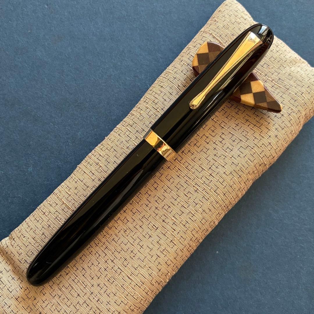 兜木ペリカン　手作り万年筆　兜木銀次郎　レバーフィラー