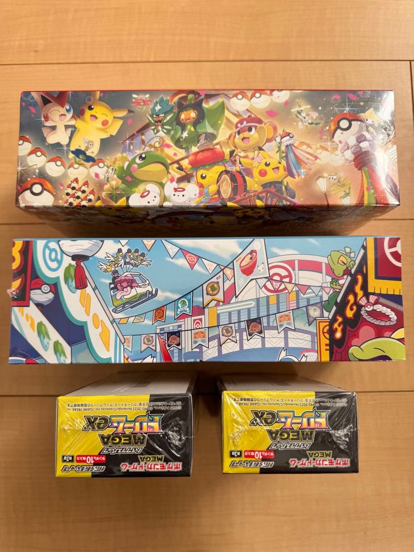 メガドリームex2箱＋ポケモンセンタースペシャルBOXフクオカ・トウホク2箱