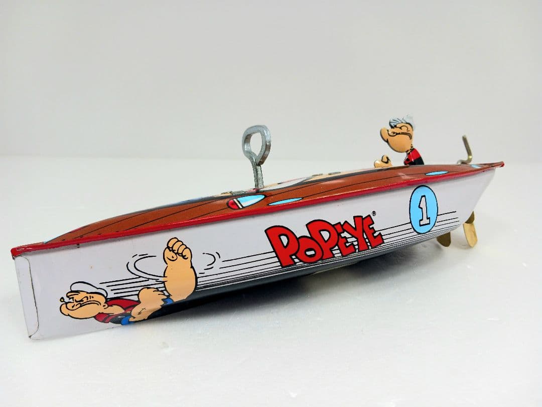 希少 ポパイ TIN SPEEDBOAT ボート ブリキ