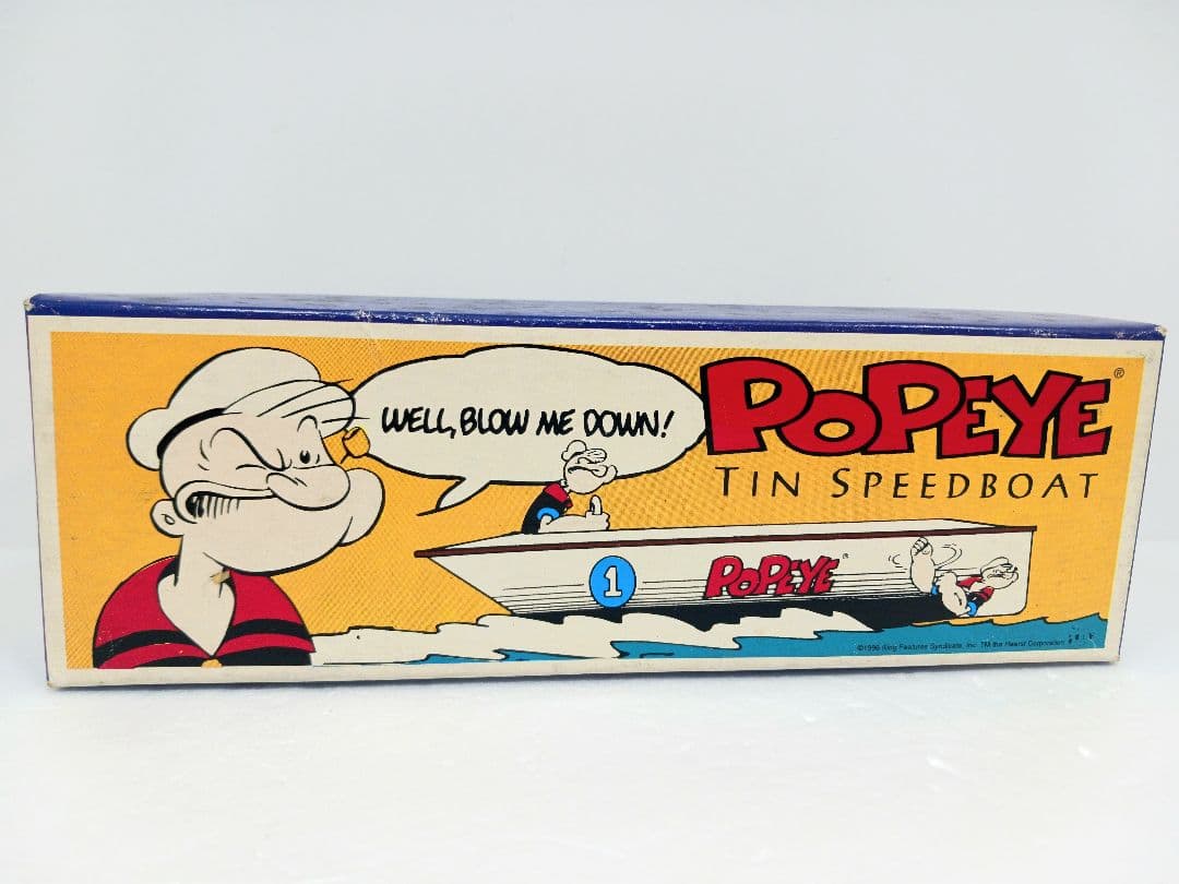 希少 ポパイ TIN SPEEDBOAT ボート ブリキ
