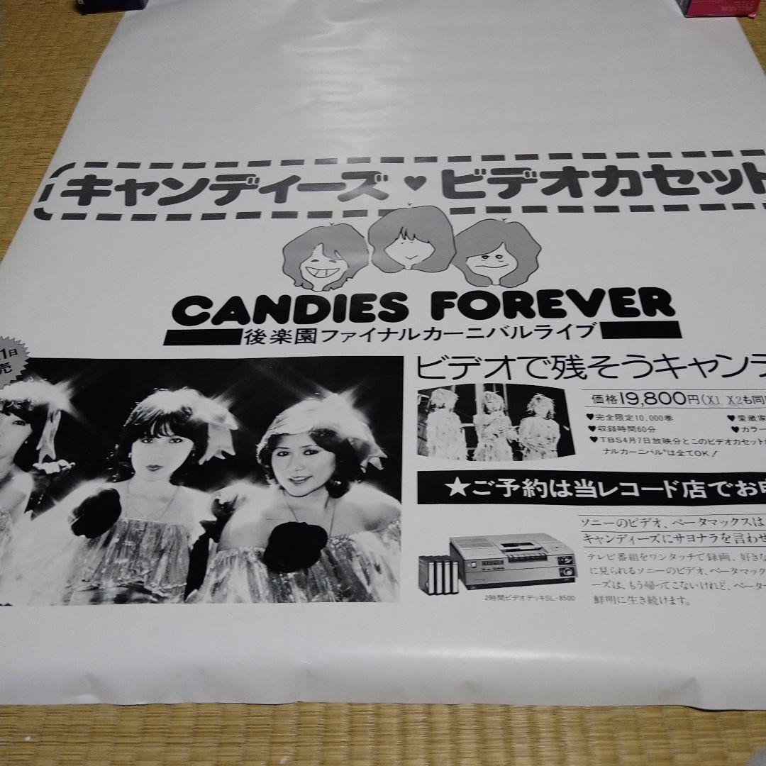 激レア キャンディーズ CANDIES FOREVER 75✕105センチ