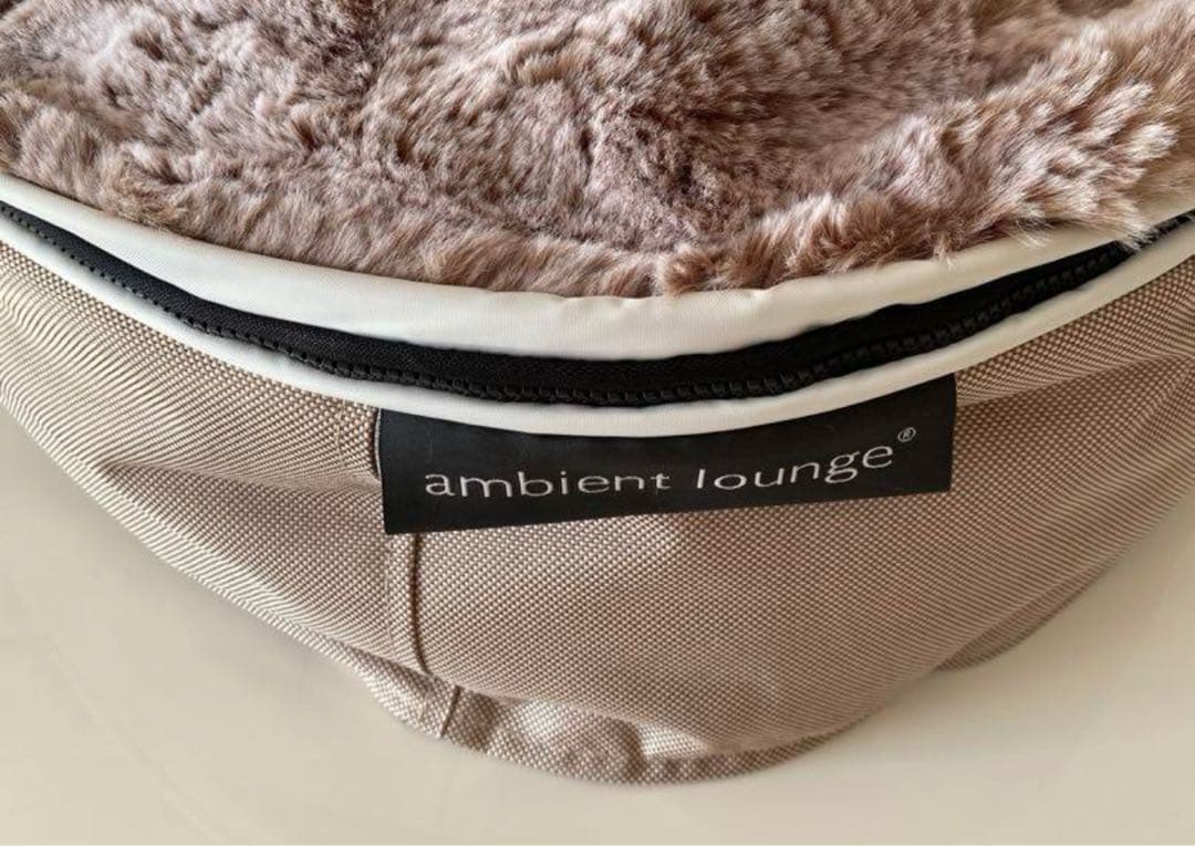 【未使用】ambient lounge 犬ベッド Sサイズ キルト&ラピッドファ