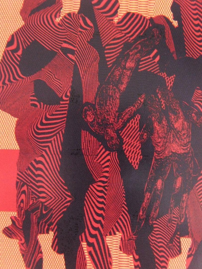 谷田川卓、【跡　05】、希少な額装用画集より、新品額装付、状態良好