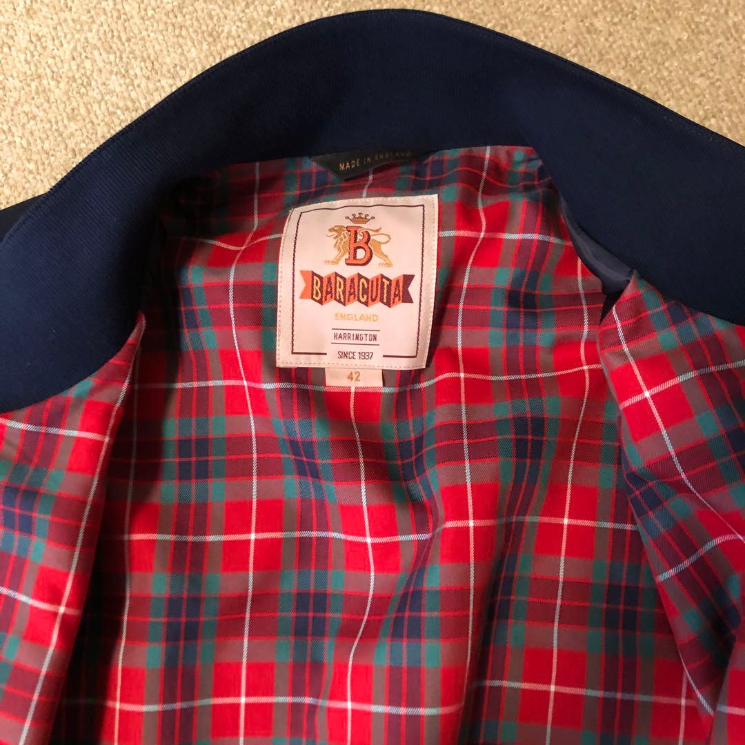 バラクータ　Baracuta G9 ハリントンジャケット ネイビー