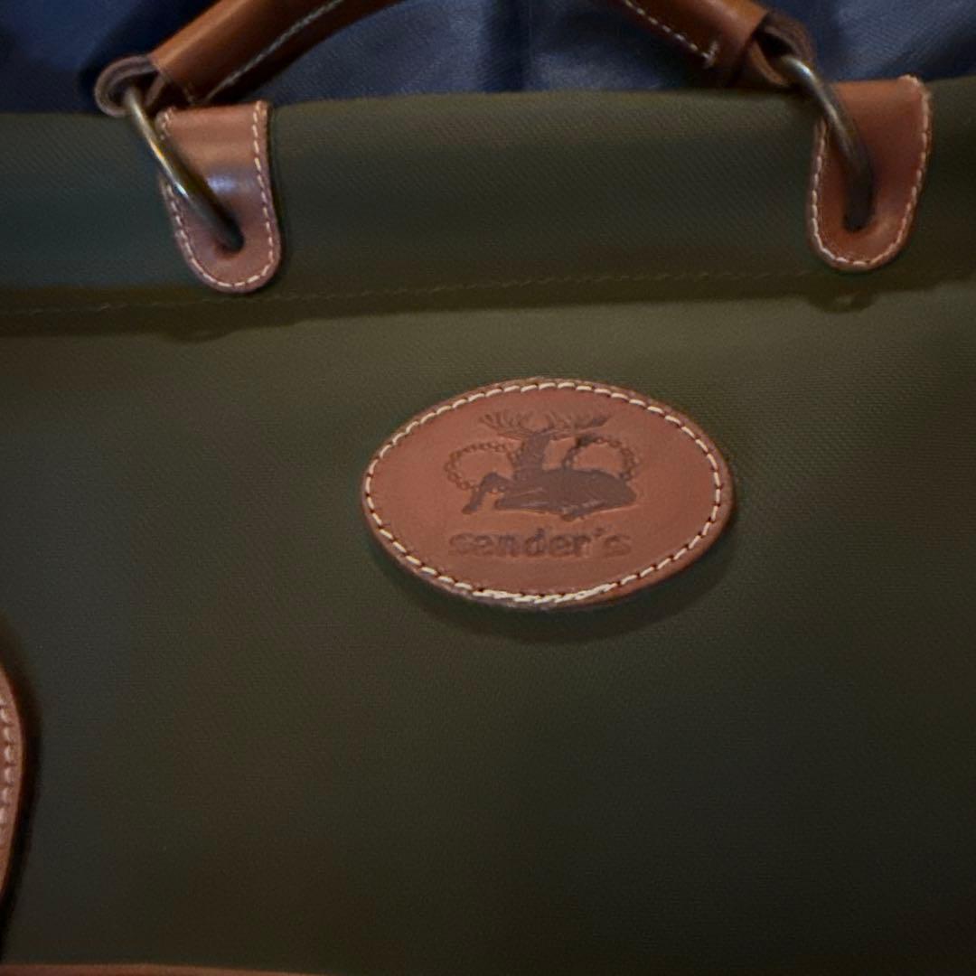 sanders ガーメントバッグ オリーブグリーン