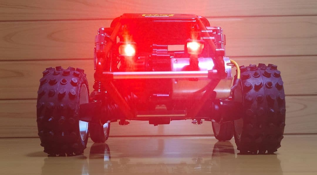 タミヤRCワイルドワンLEDライト付プロポ＆バッテリー充電器付完成品