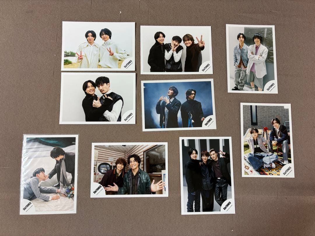 ストーンズ　SixTONES グッズセット　うちわ　写真　アクスタ　ペンラなど