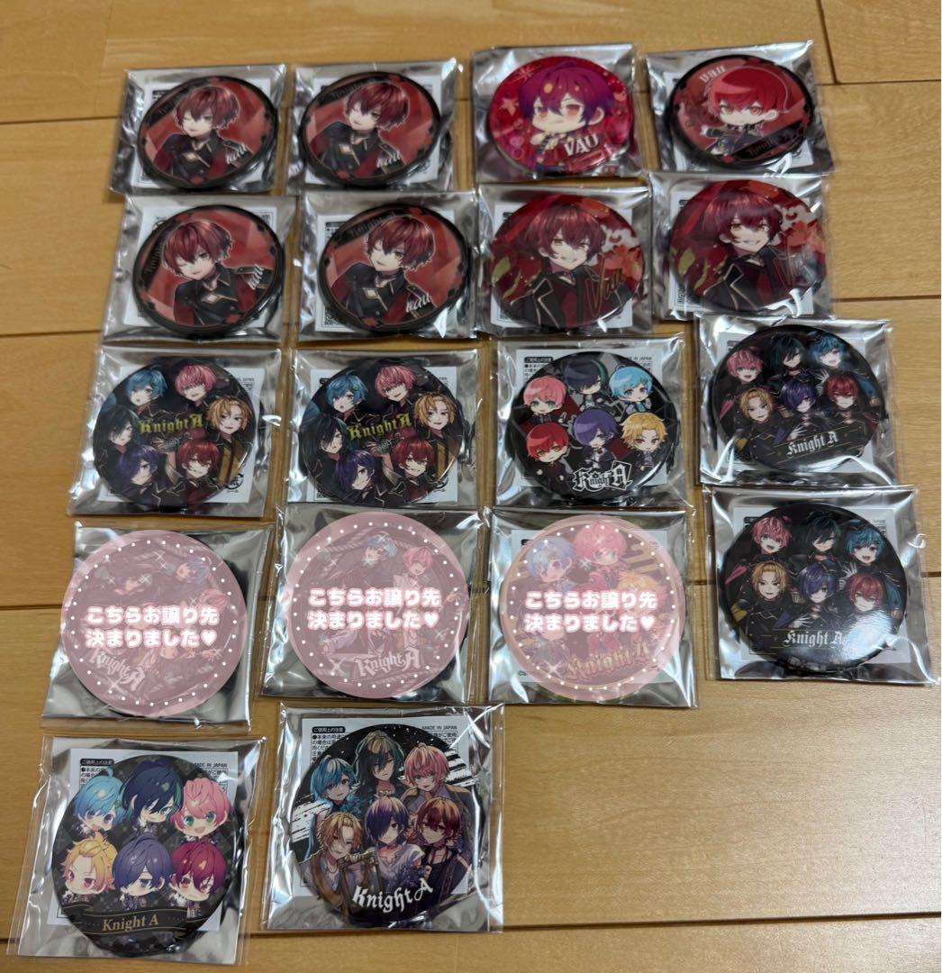 KnightA KnightX 騎士A 騎士X ばぁう 缶バッジ まとめ売り