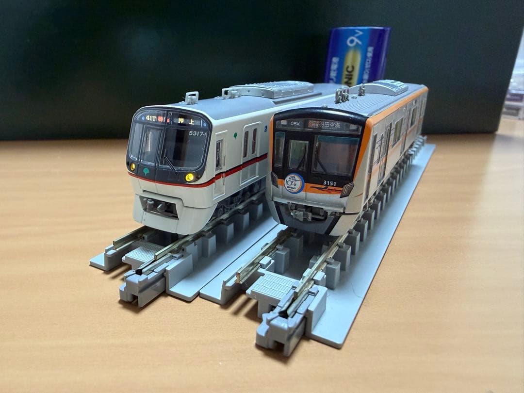 雫　都営5300形　5317編成8両と京成3100形 8両 2編成セット