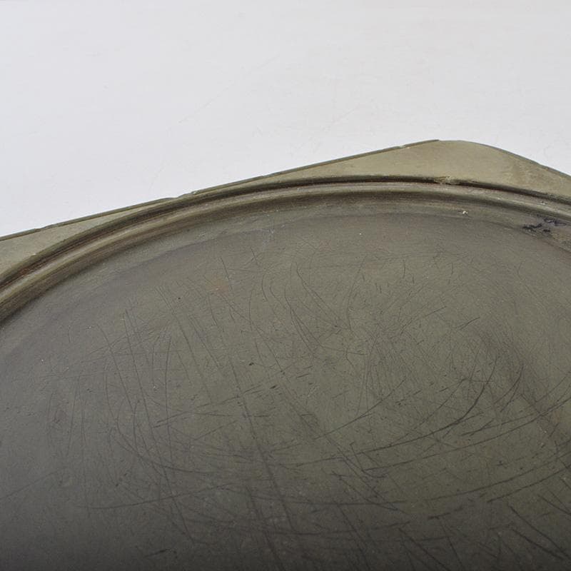 中国　書道具　滑原端渓石　玉泉作　梅木に鳥刻　緑端渓硯　C　R6094