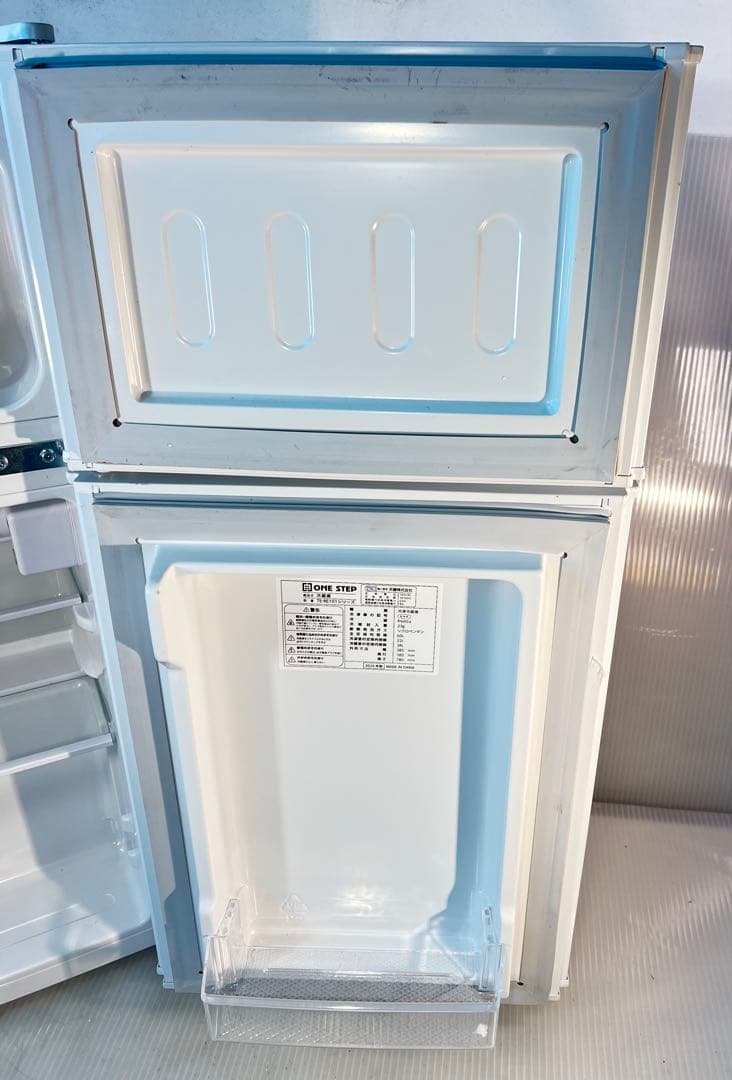 ホワイト トップフリーザー冷蔵庫#ONE STEP TE-RE101