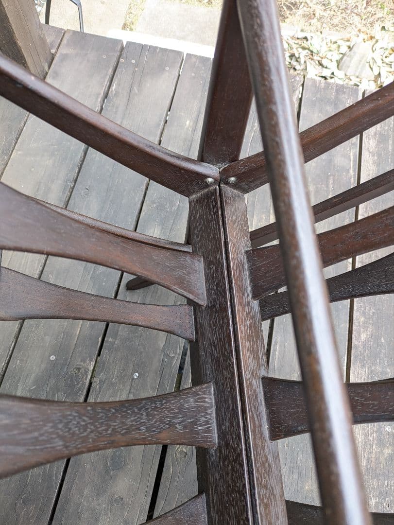 オールドマルニ　マガジンラック　2段　ヴィンテージ　マルニモッコウ　昭和レトロ