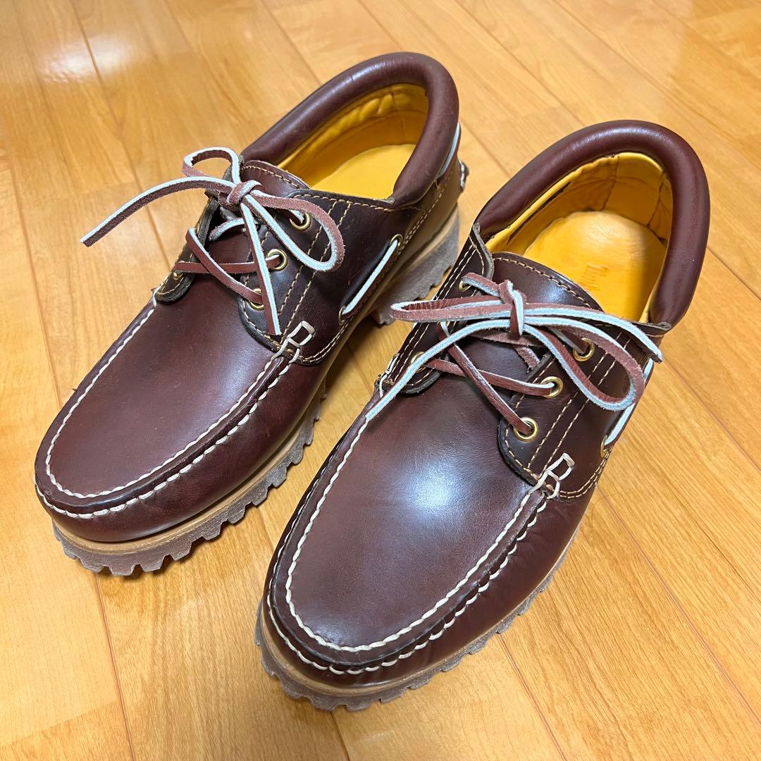 美品 Timberland HERITAGE 3 EYE CLASSIC RUG