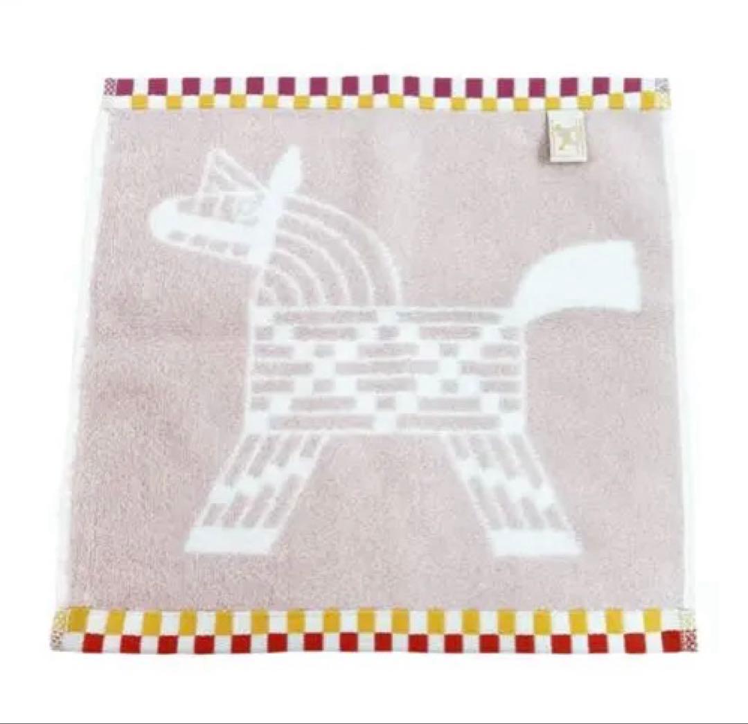 HERMESエルメス カレ•タオル[アニモー•ナッテ]ピンクイエロー新品箱紙袋付