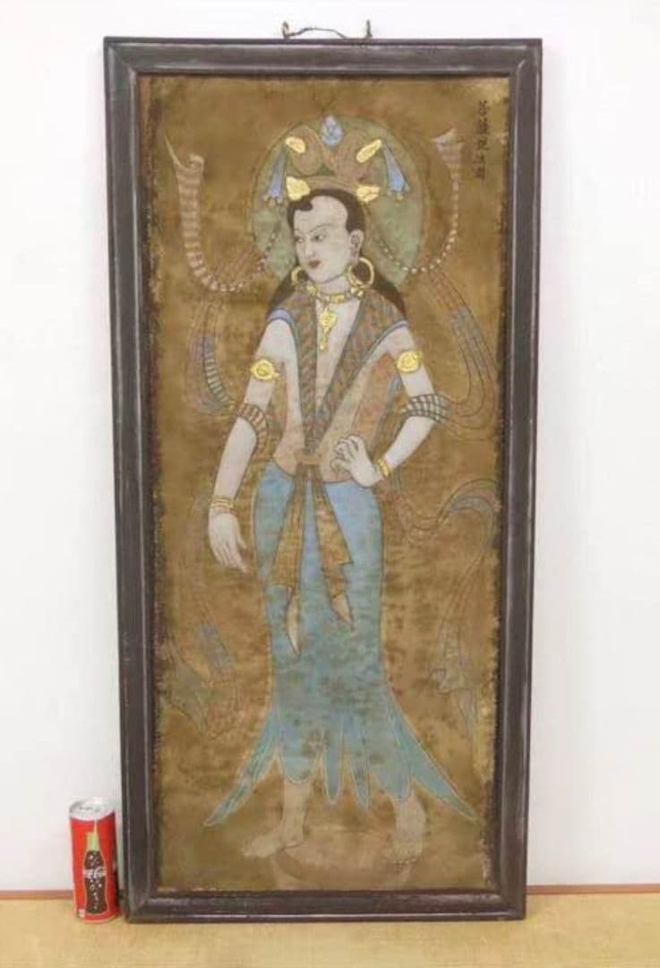 【希少】時代物　唐卡 唐物 仏様