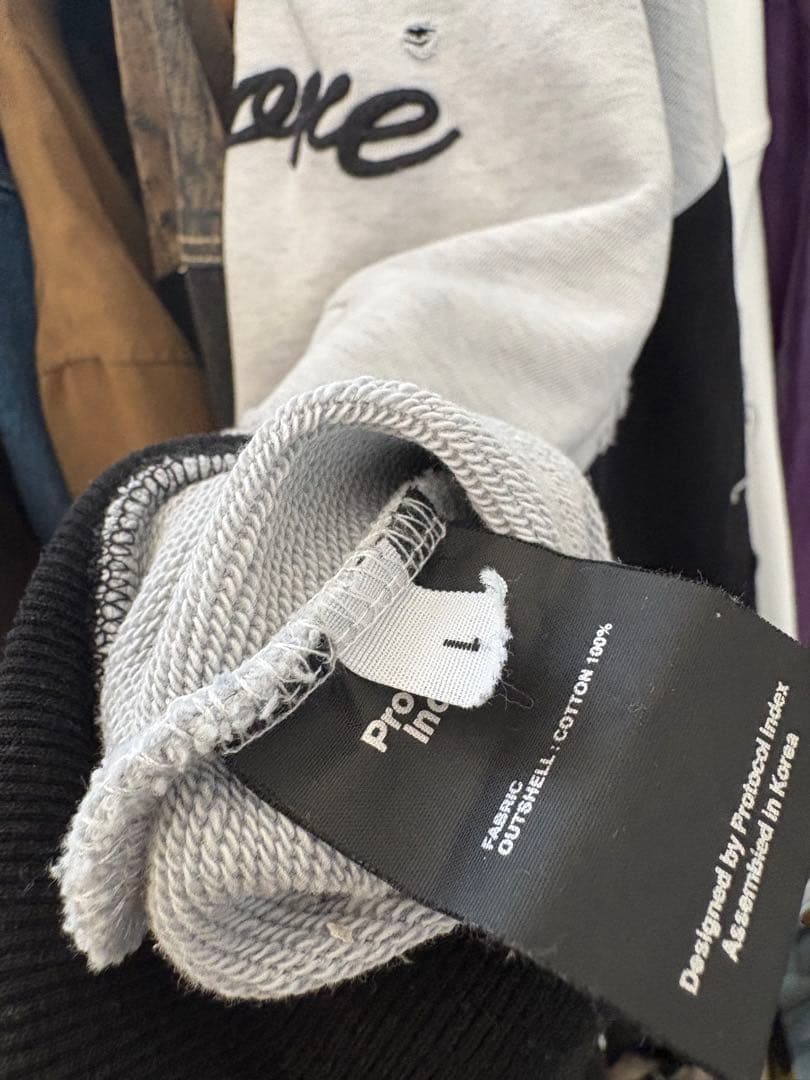 正規品　protocol index BUTTIVORE ZIP HOODIE