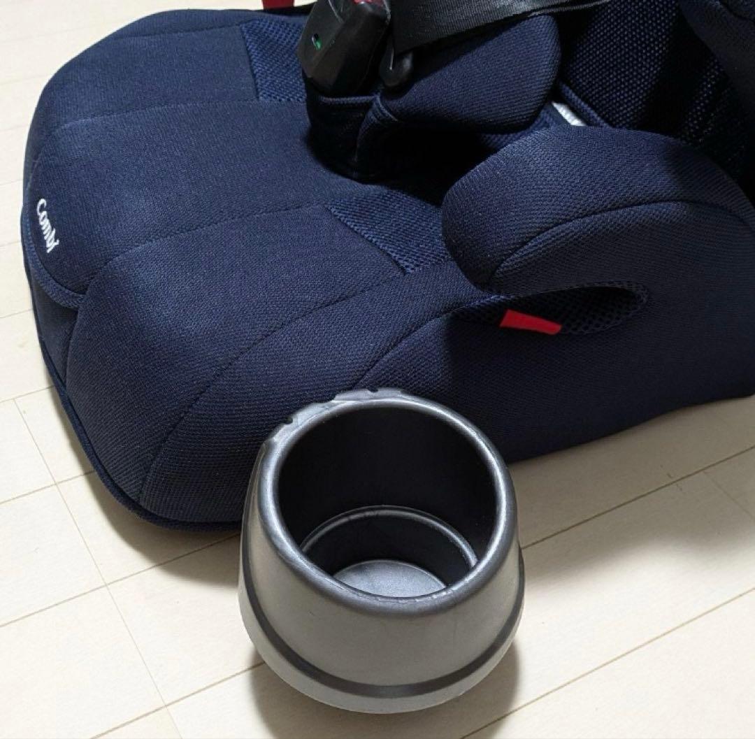 美品 コンビ ジョイトリップ エアスルー GH ネイビー ジュニアシート