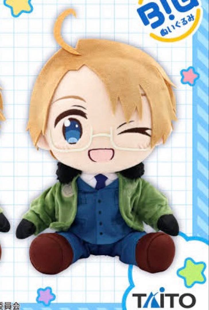 タイクレ限定　ヘタリア　World★Stars BIGぬいぐるみ アメリカ　①