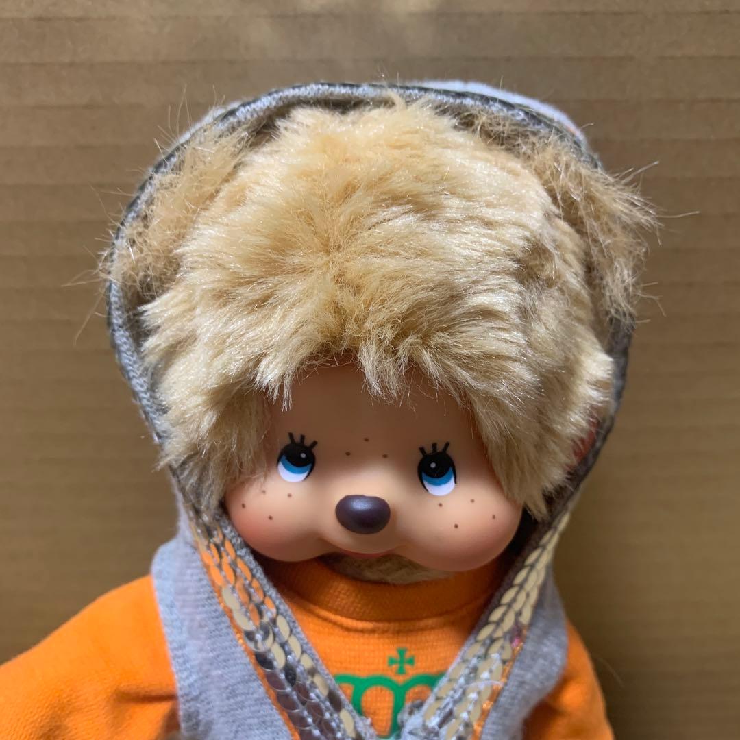 【希少】モンチッチ　女の子　ツインテール　ベージュ　ブルーアイ