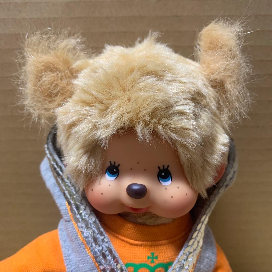 【希少】モンチッチ　女の子　ツインテール　ベージュ　ブルーアイ