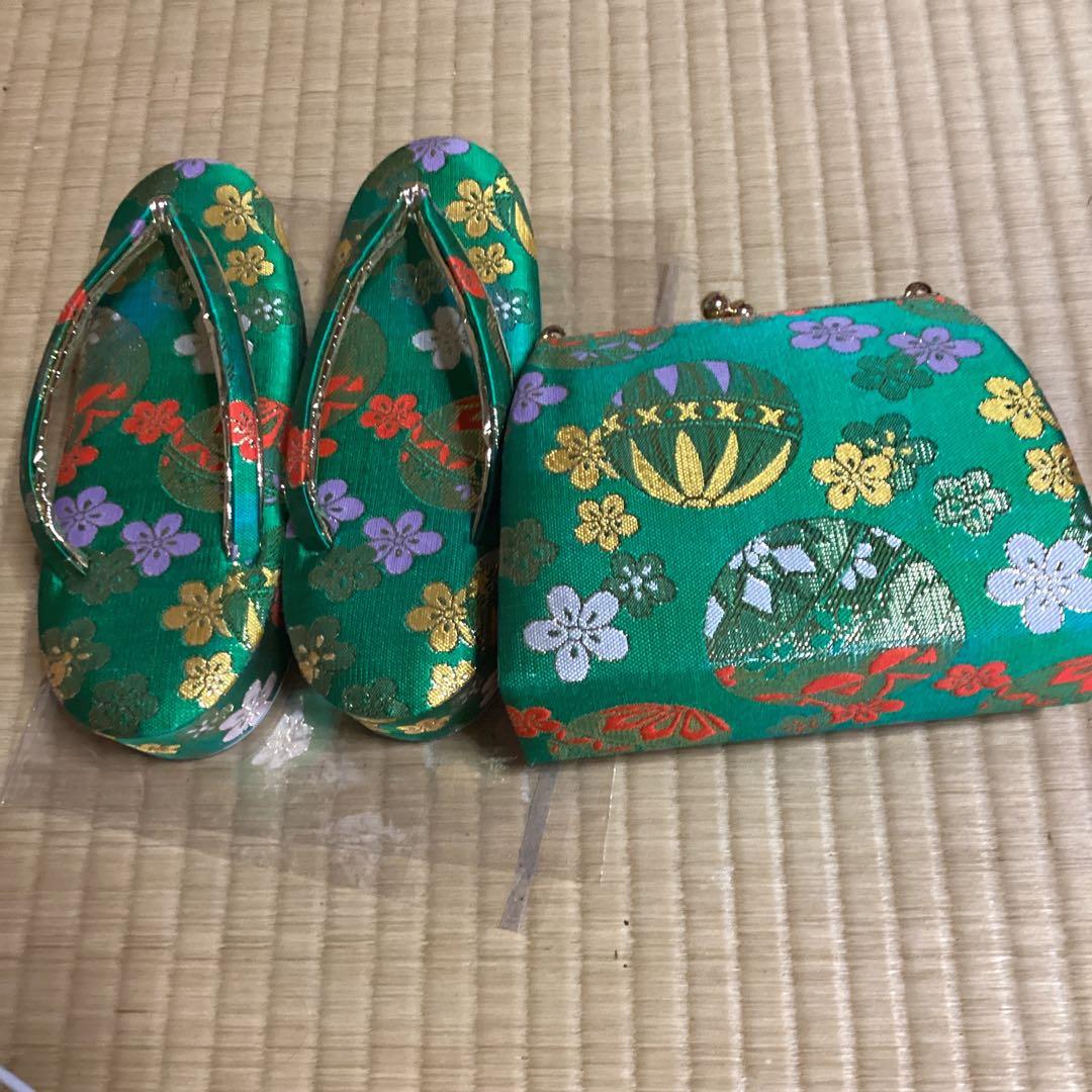 七五三七歳用のフルセット　帯幅17センチ　草履21センチ