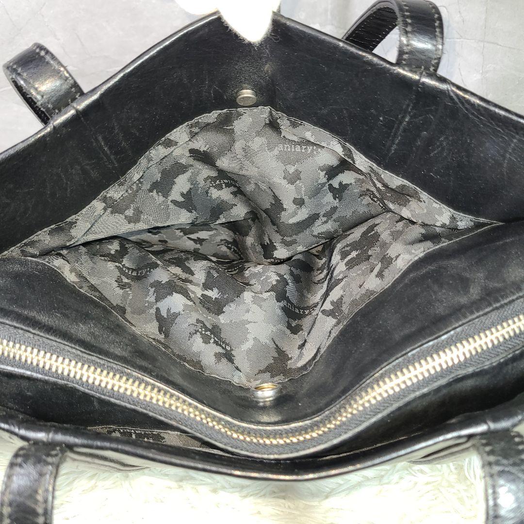 【aniary】アニアリ ビジネスバッグ 肩掛け　A4　ブラック