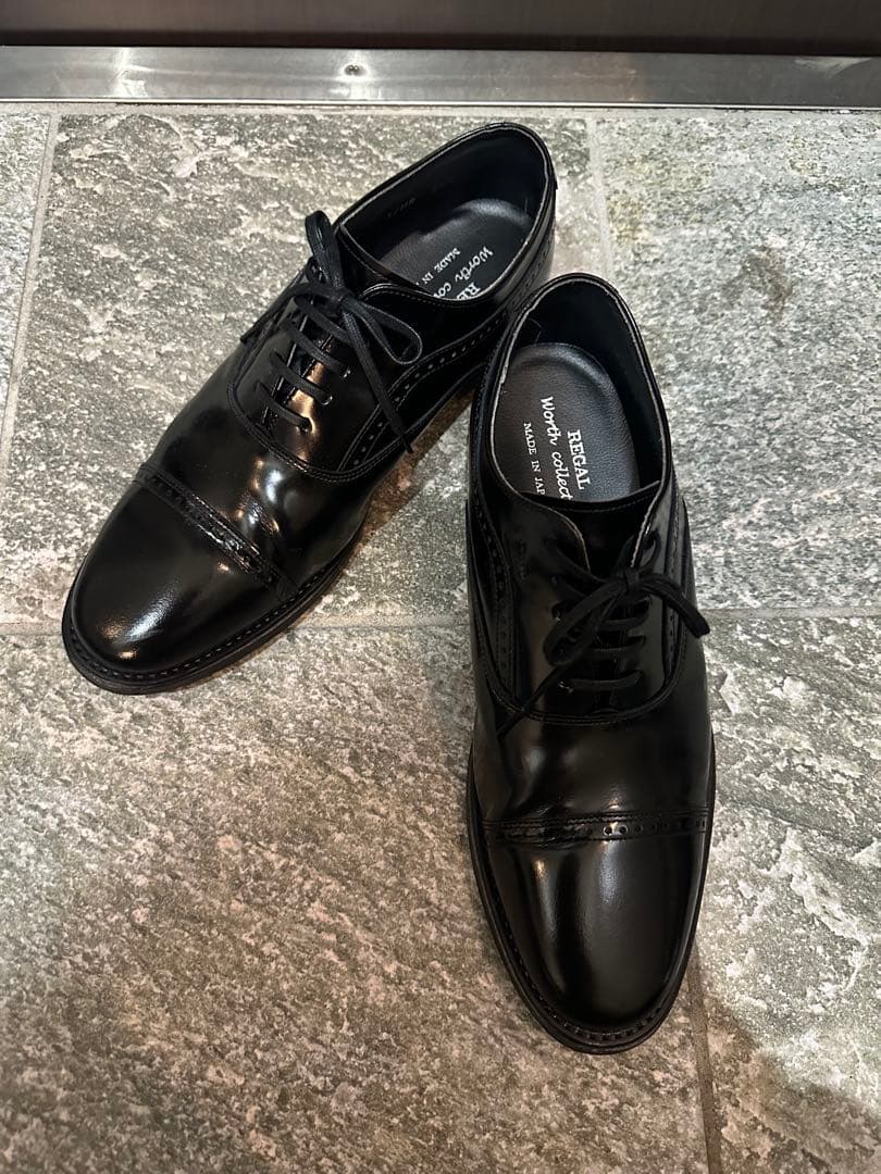 REGAL ブラックドレスシューズ