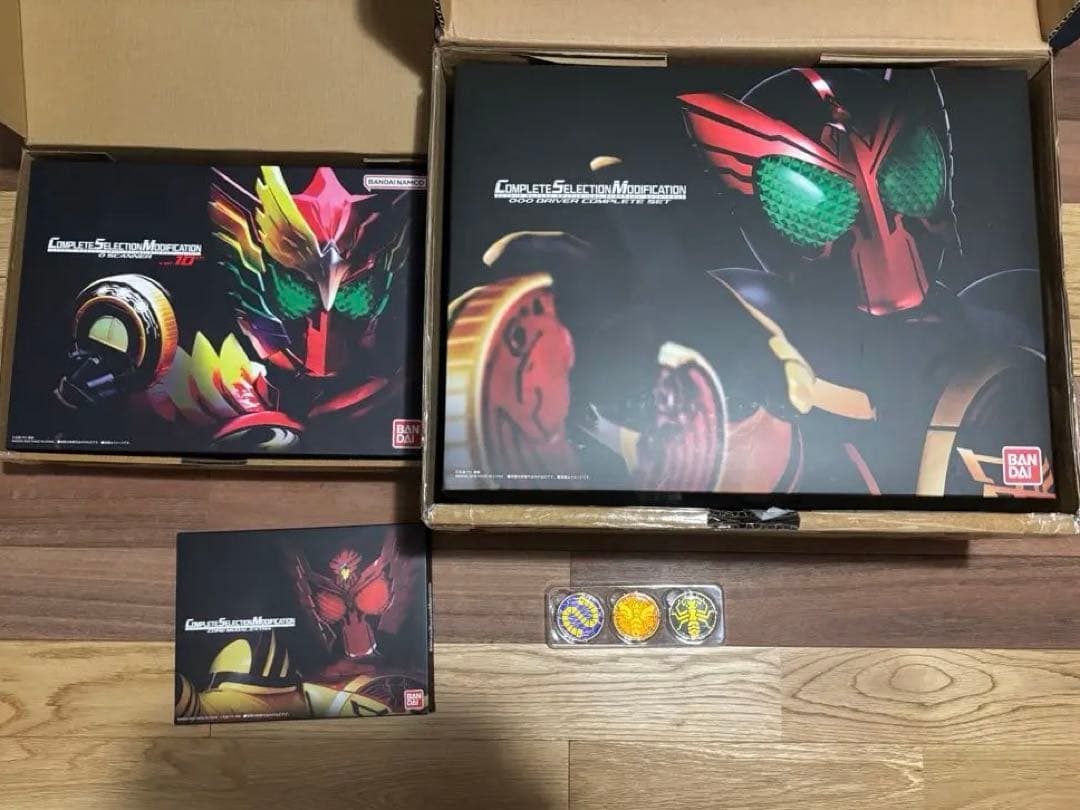 CSMオーズドライバー、オースキャナーver.10th、コアメダル 詳細は説明欄